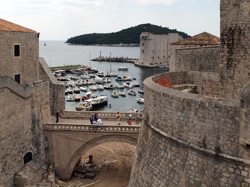 Глазами очевидцев: гавань Дубровника. Цитадель